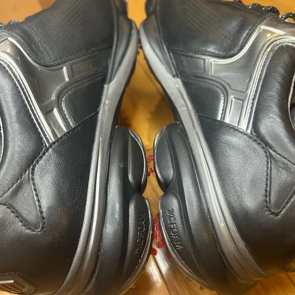 Johnston & Murphy Waterproof Golf XC4 GT2 Luxe-Throat Black Leather Men’s Shoes - Picture 8 of 15